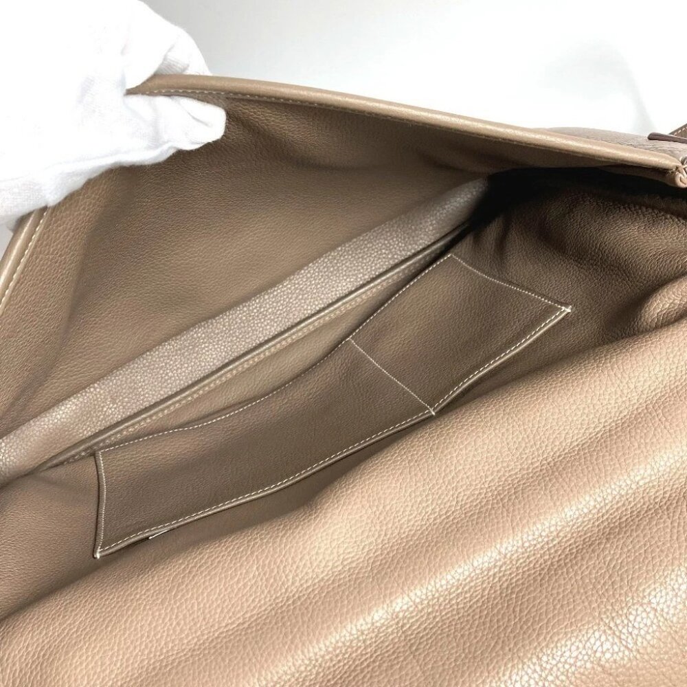 HERMES flap Victoria Messenger Bag 2WAY Bag Shoulder Bag Crossbody Hand Bag - Picture 8 of 14